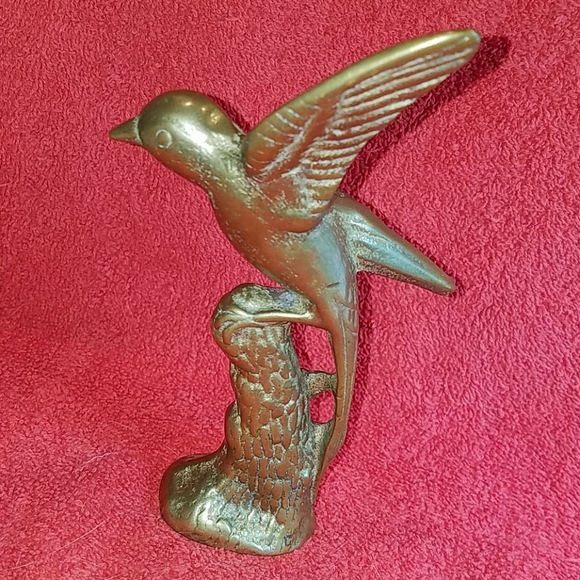 Vintage Solid Brass bird figurine - Picture 4 of 7
